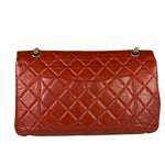 Chanel Red Quilted Leather 2.55 Reissue Double Flap Bag 2010