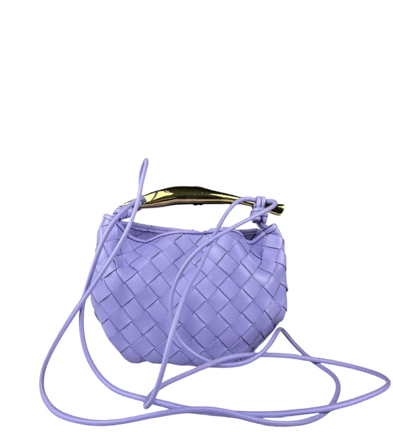 Bottega Veneta Lavender Intrecciato Mini Sardine Bag