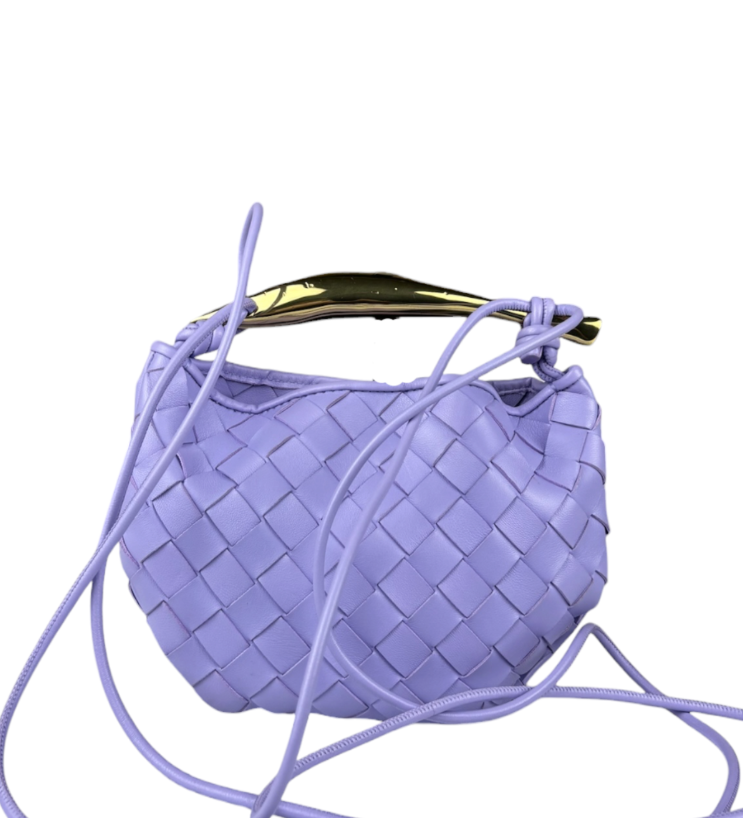 Bottega Veneta Lavender Intrecciato Mini Sardine Bag