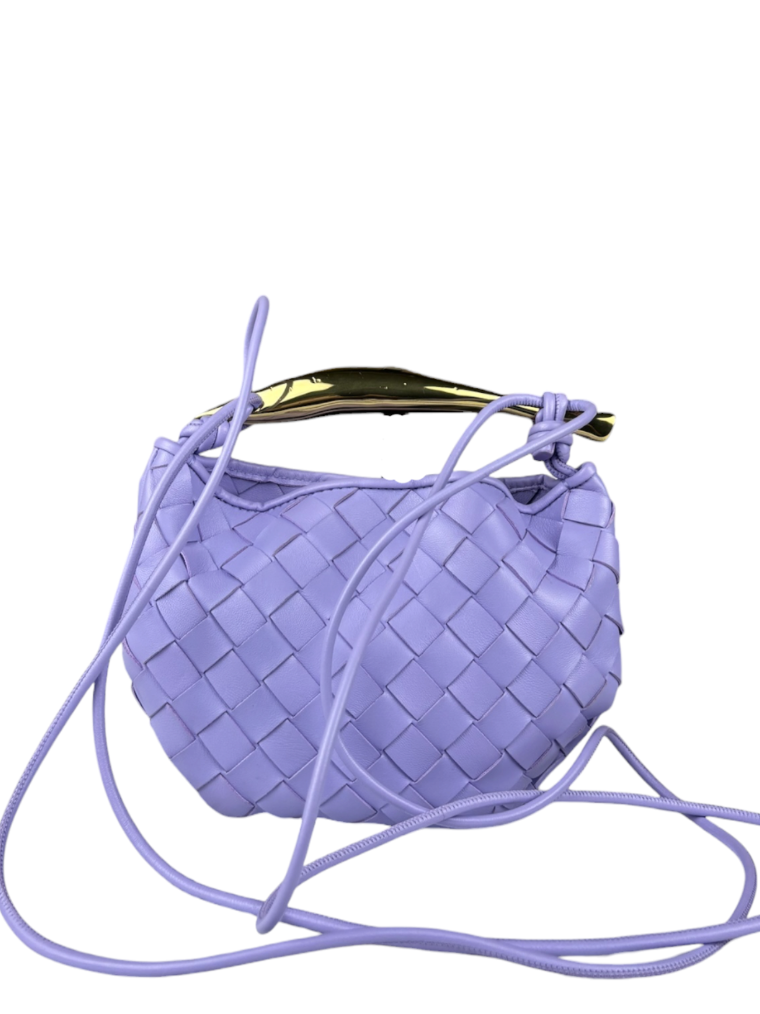 Bottega Veneta Lavender Intrecciato Mini Sardine Bag