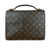 Louis Vuitton Monogram Monceau Lock Shoulder Bag