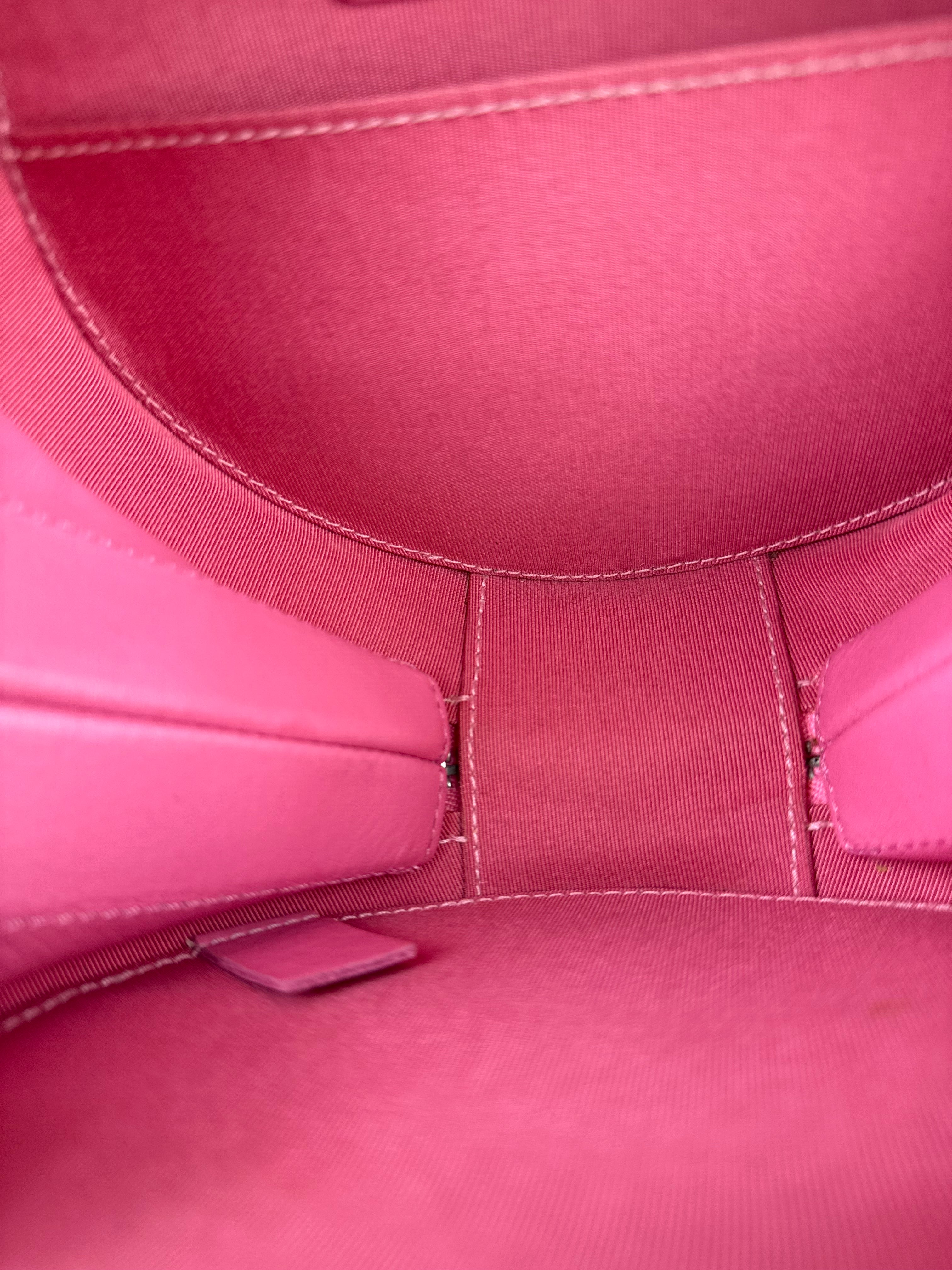 Chanel Pink Patent Leather Round as Earth Two-Way Bag 2018