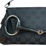 Gucci Black Tom Ford Horsebit Shoulder Bag