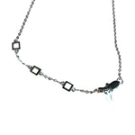 Christian Dior Vintage Silver "I Heart Dior" Necklace