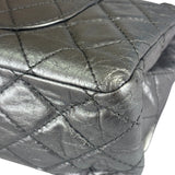 Chanel Metallic Silver Quilted Leather 2.55 Reissue Double Flap Bag 2008