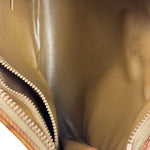 Celine Brown Leather Macadam Pouch