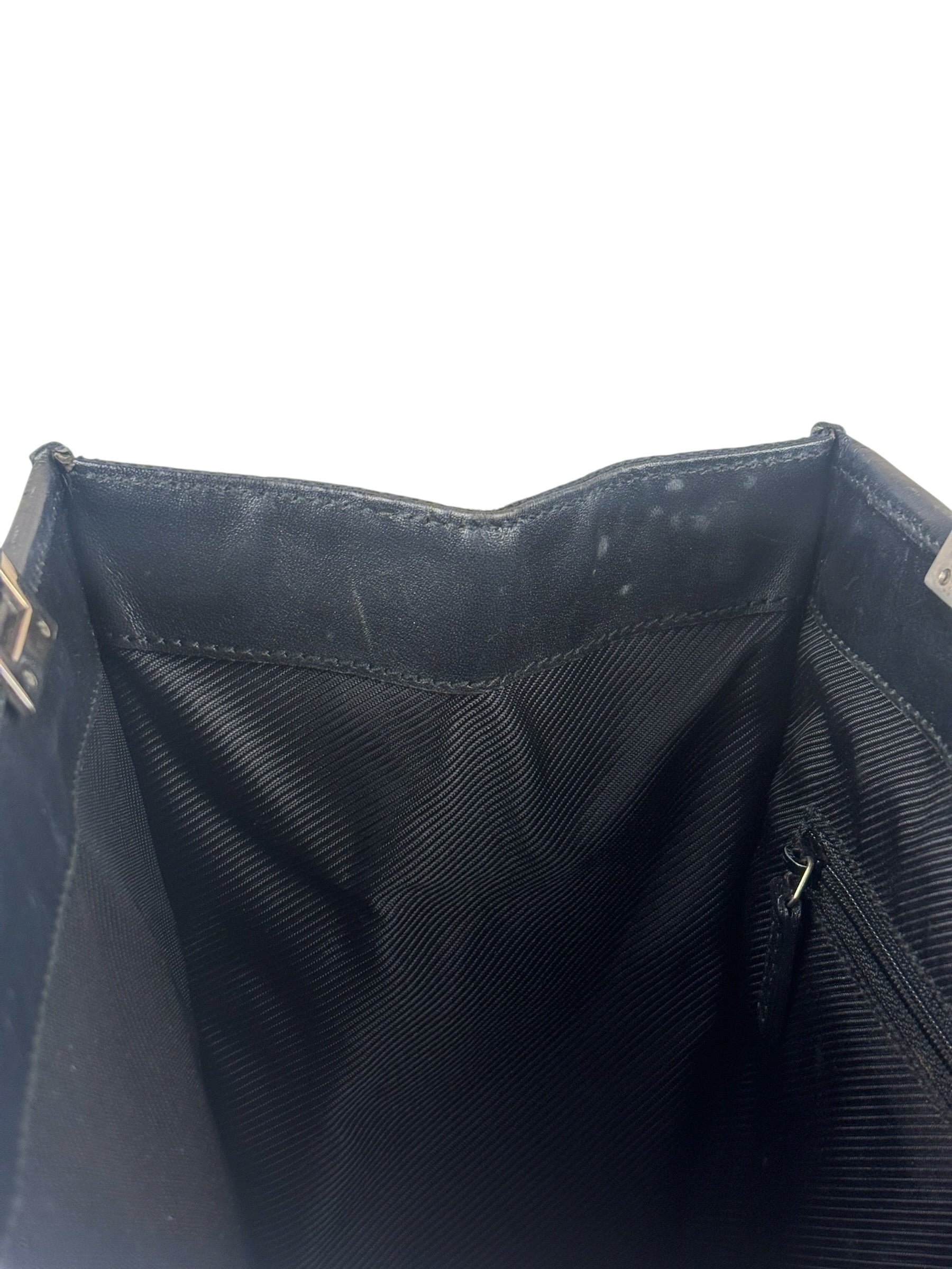 Gucci GG Black Canvas Vintage Jackie Tote Handbag