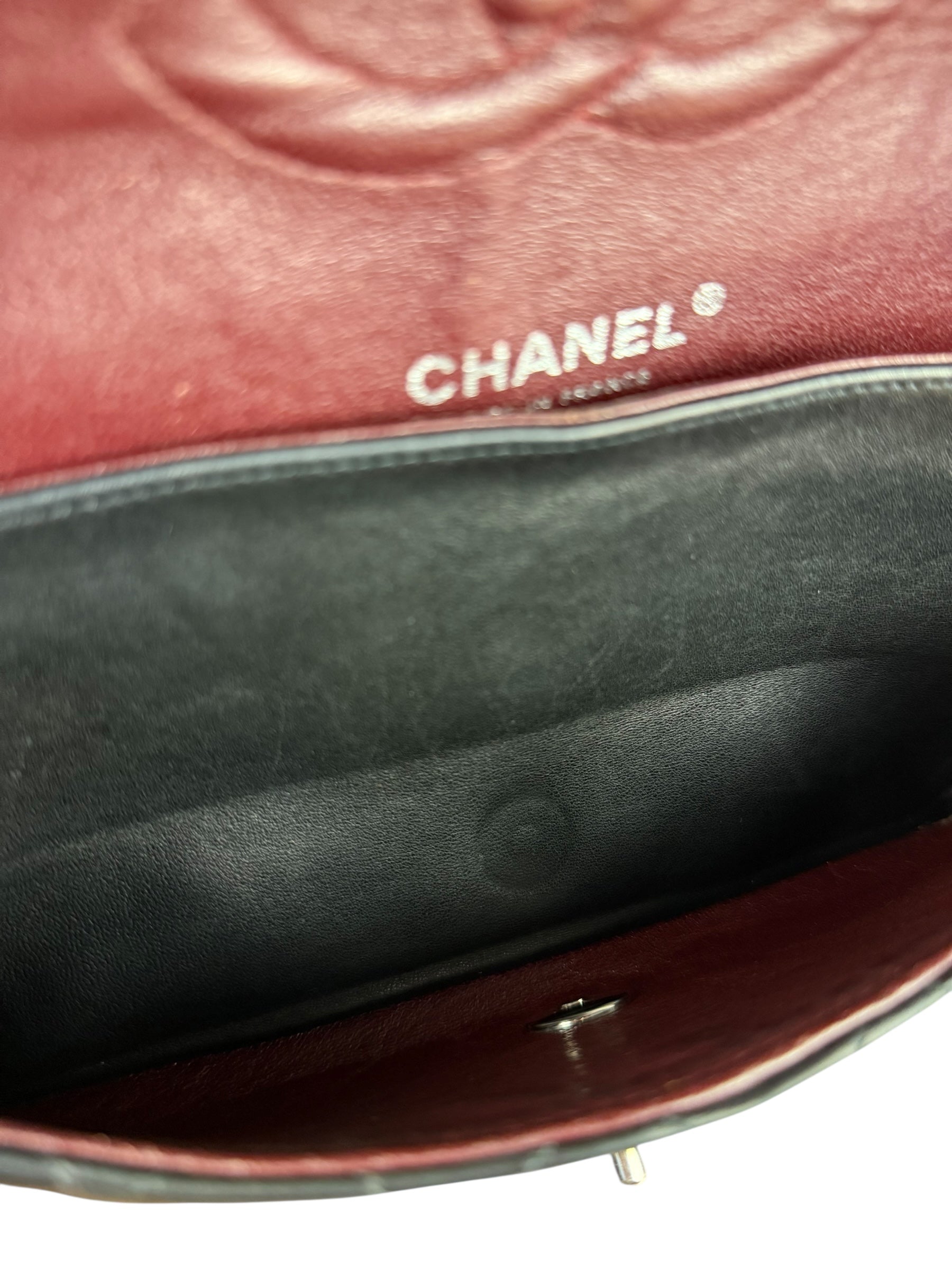 Chanel Classic Quilted Black Double Flap Bag 2003