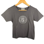 Fendi Embroidered Logo Top