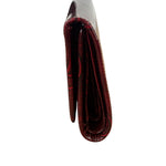 Cartier Red Patent Leather Must De Cartier Tri-Fold Wallet