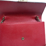 Gucci Red Leather GG Logo Wallet On Chain