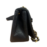 Chanel Black Quilted Leather Mini Flap Bag  2011