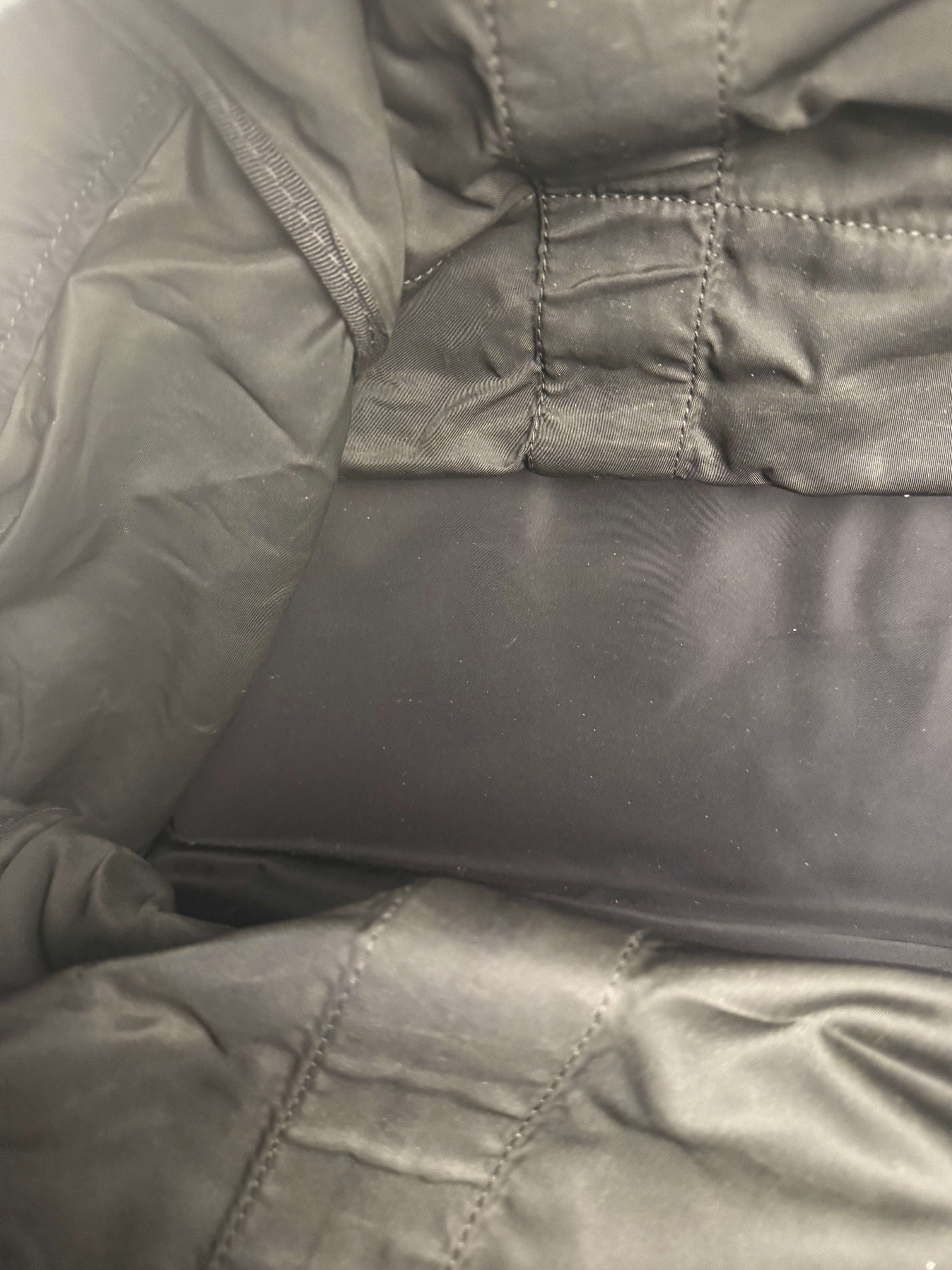 Prada Black Nylon Vintage Duffle Bag