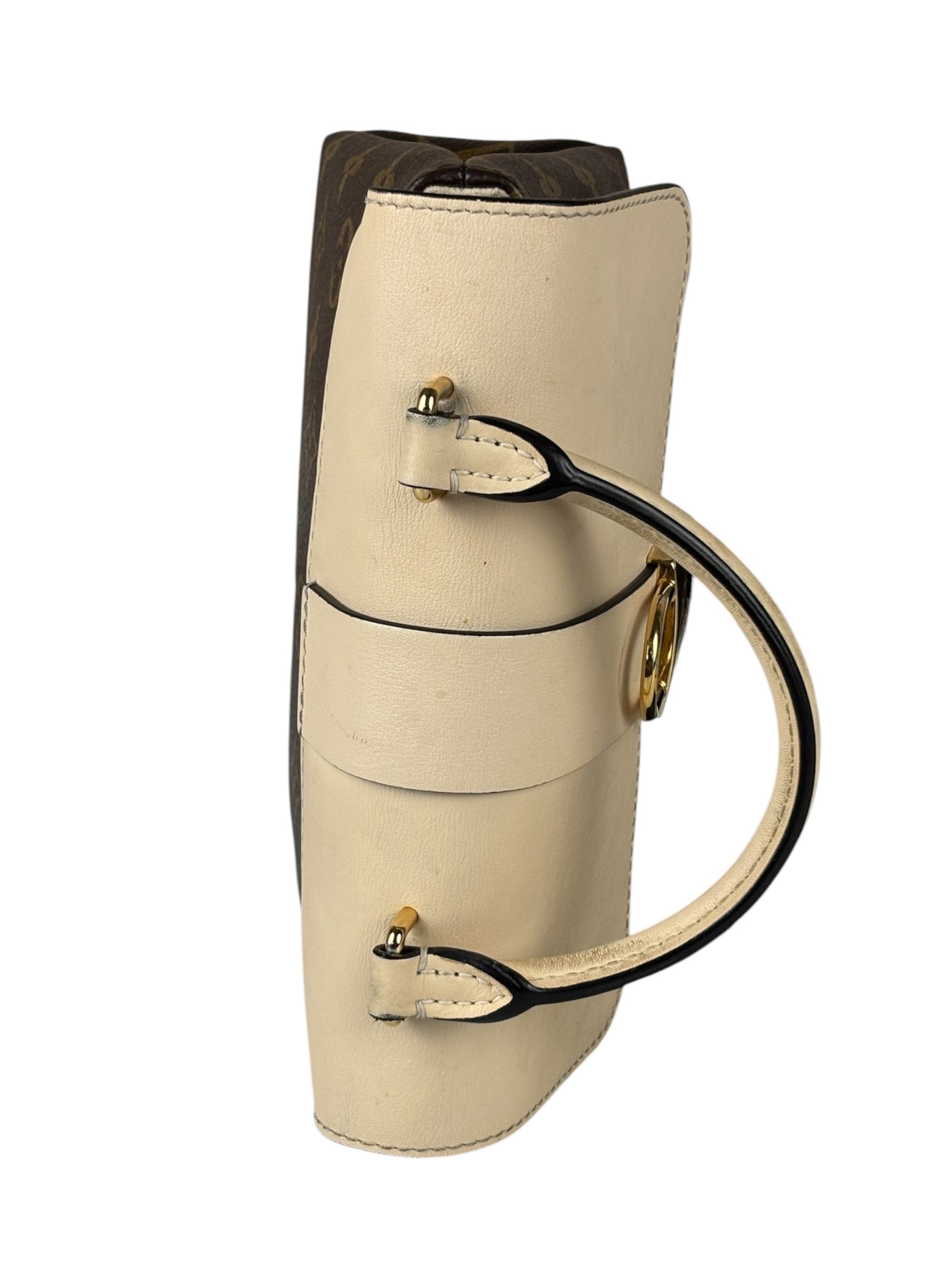 Louis Vuitton Monogram Locky BB Handbag Cream/Brown