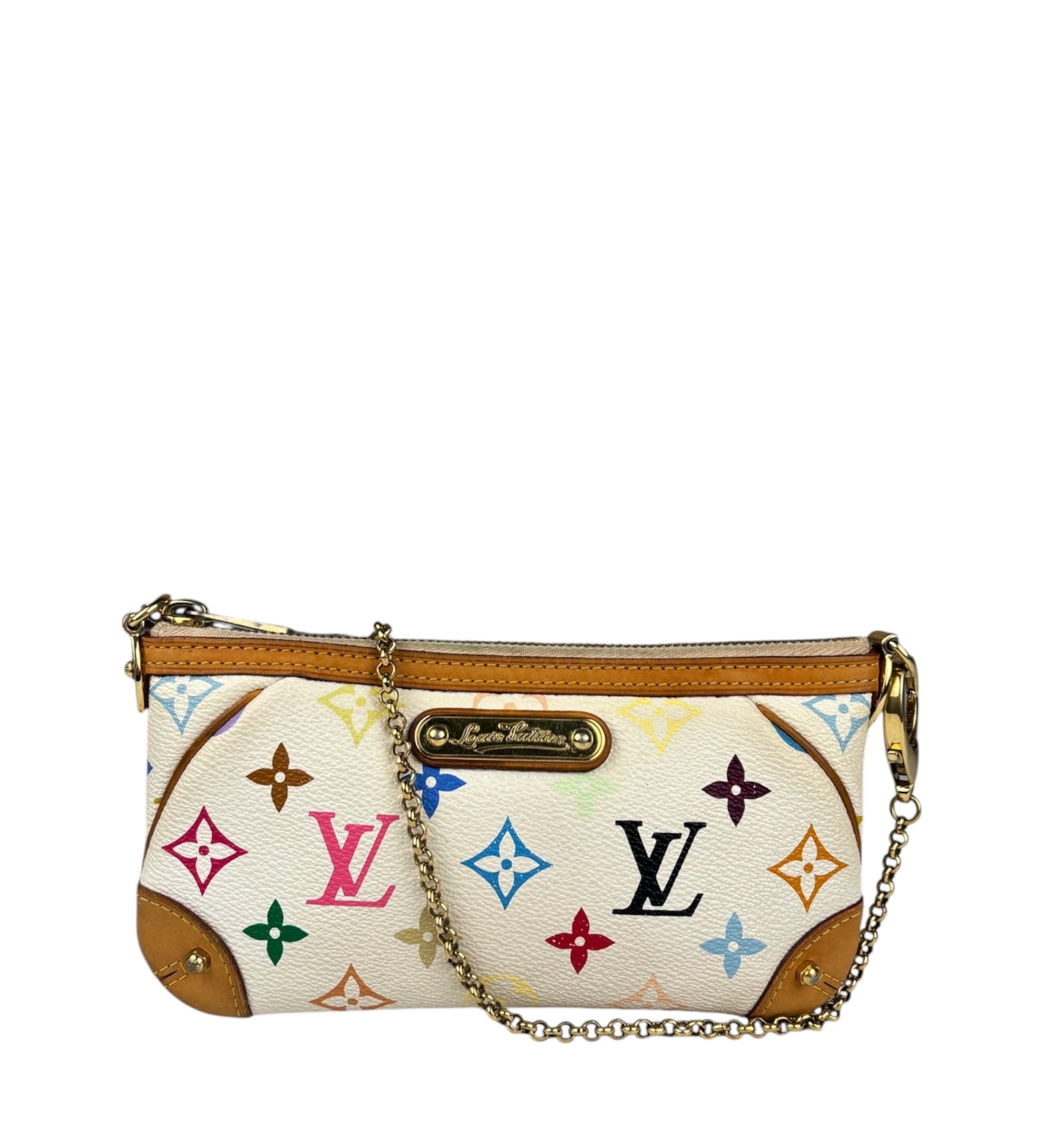 Louis Vuitton x Takashi Murakami Vintage Multicolore Monogram Milla Pochette MM
