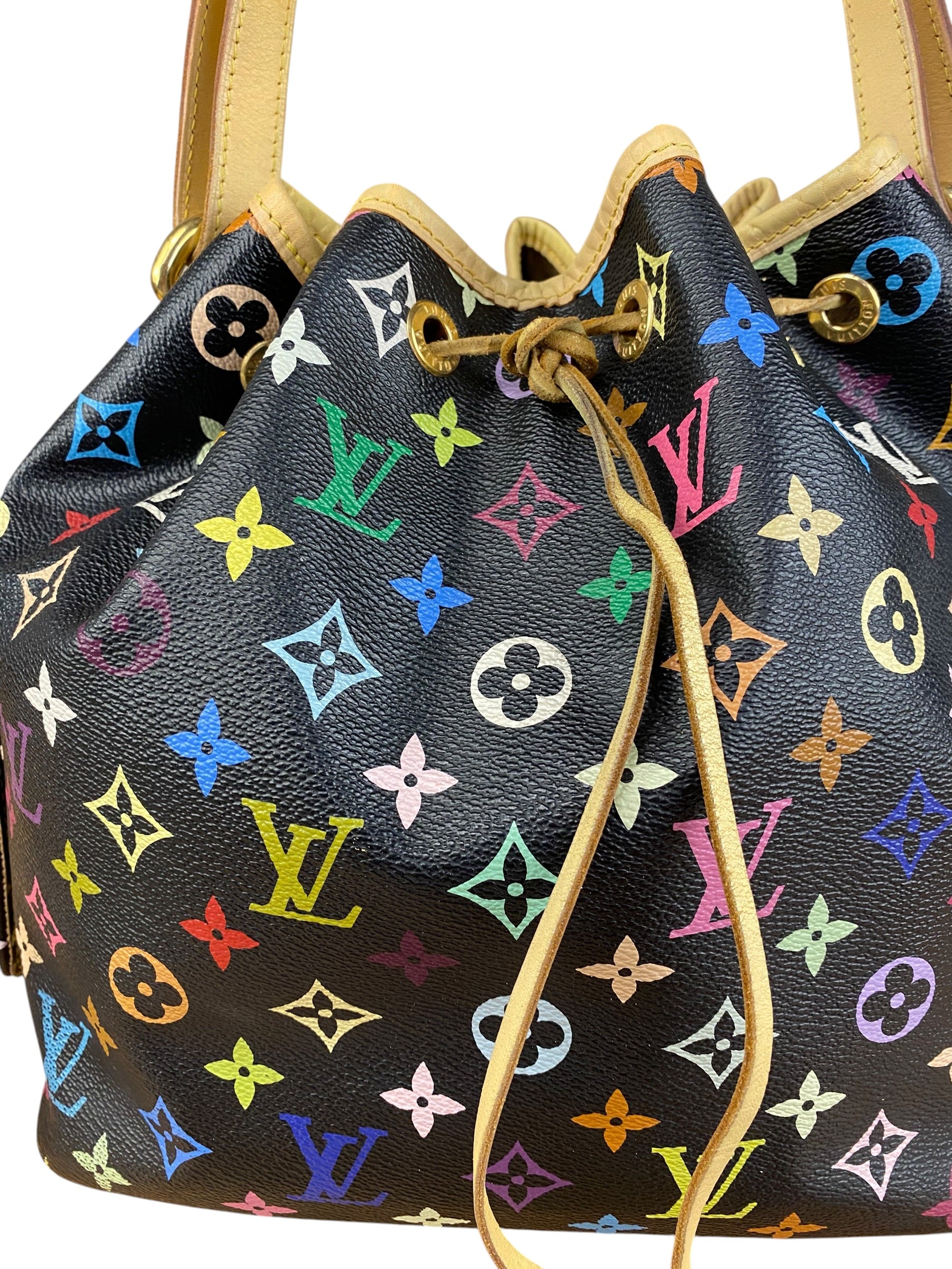 Louis Vuitton Vintage Black Murakmi Petit Noe