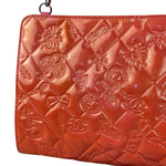 Chanel Orange Patent Lucky Symbols Pochette 2009