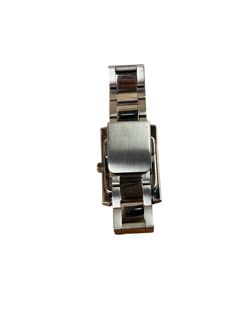 Fendi 7000L Black Dial Tank Stainless Steel Band