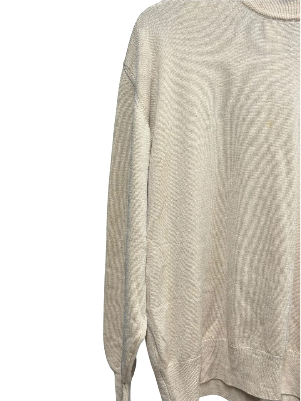 MCM Cream Colored Mock Neck Sweater