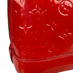 Louis Vuitton Red Vernis Alma BB Handbag
