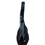 Prada Black Tessuto Nylon Leather Trim Hobo Bag