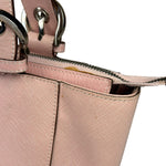 Salvatore Ferragamo Pink Saffiano Leather Shoulder Bag