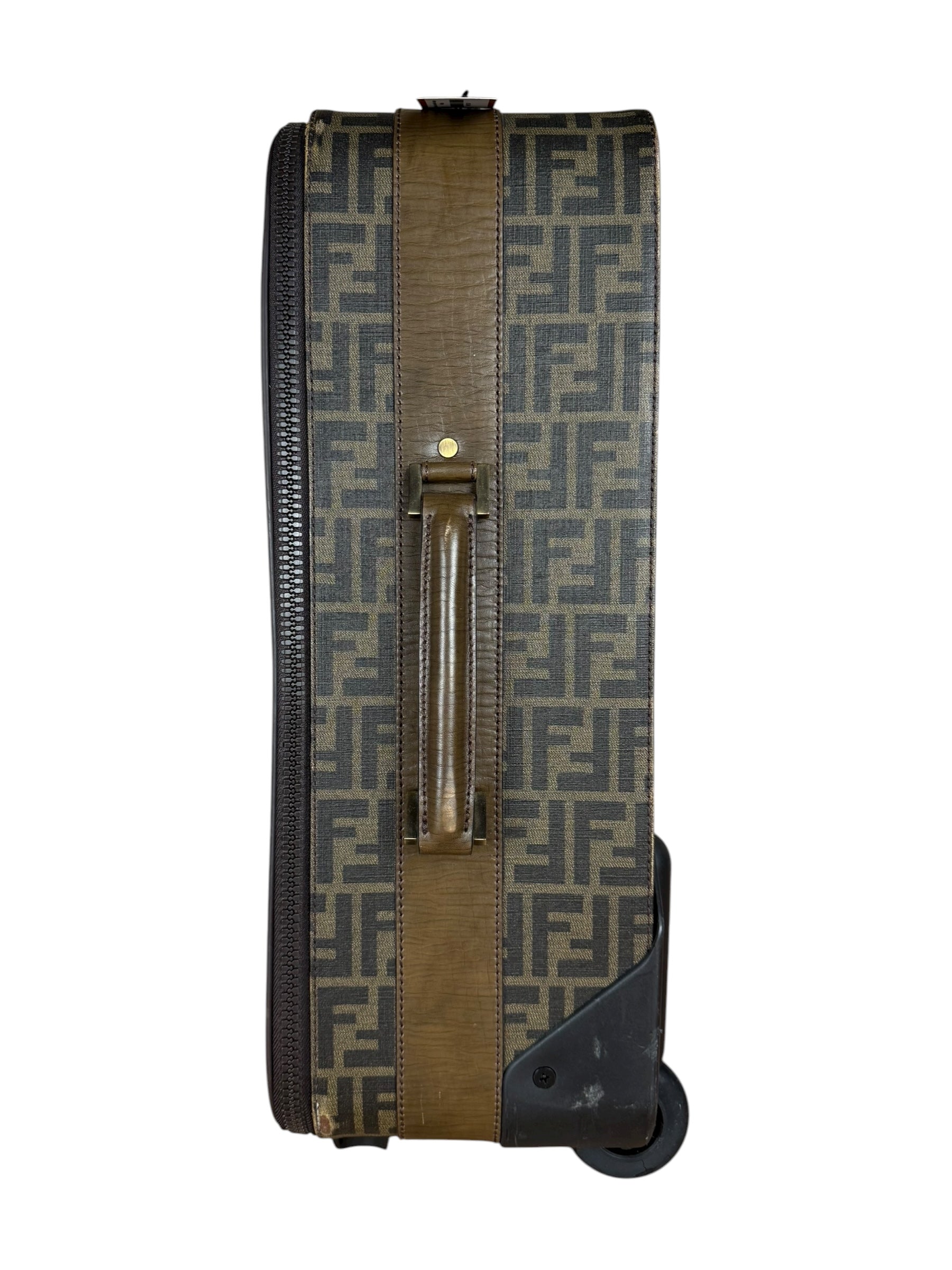 Fendi Vintage Zucca Coated Roller Luggage