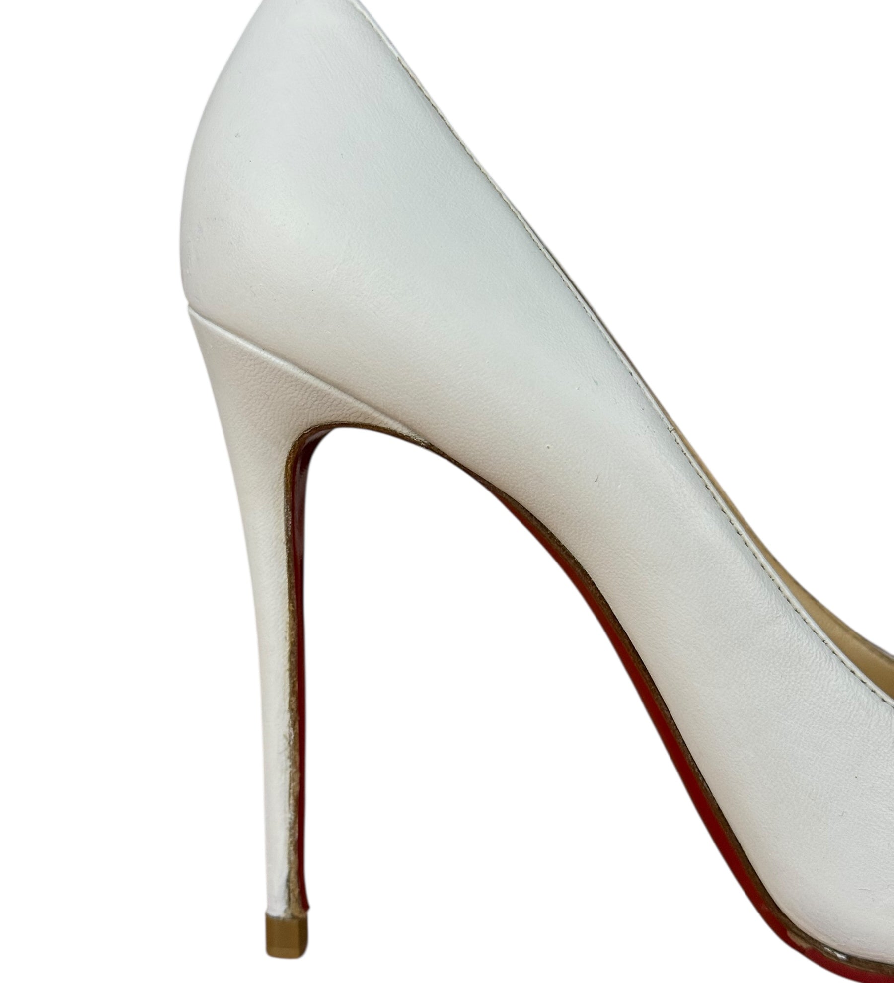 Christian Louboutin Kate Pumps White Nappa Leather
