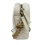 Chanel White Quilted Lambskin My Perfect Camera Bag Early 2020's