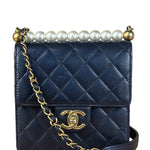Chanel Chic Pearl Flap Shoulder/Crossbody Bag