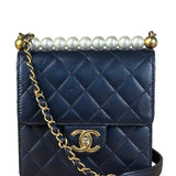 Chanel Chic Pearl Flap Shoulder/Crossbody Bag