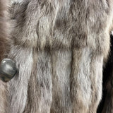Vintage Rotiny Brown/White Saga Fox Fur Coat