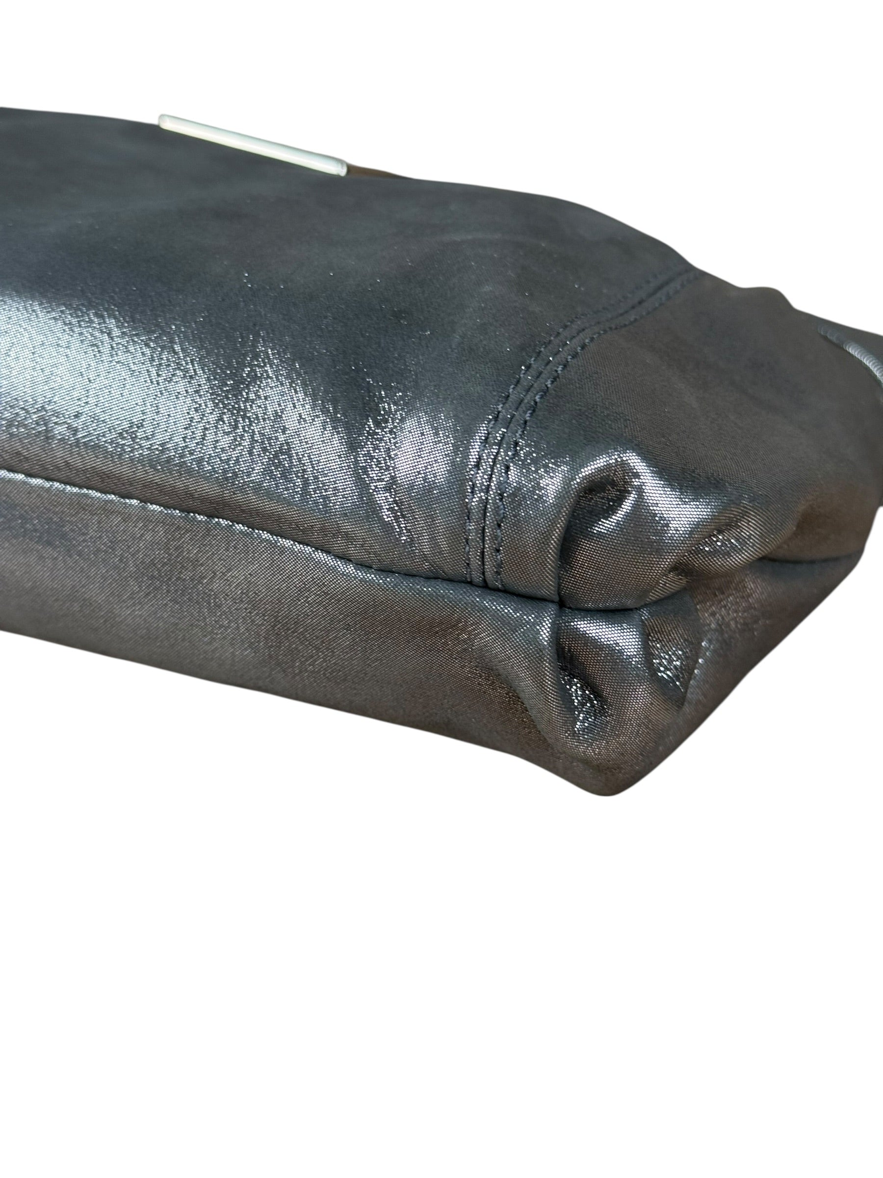 Coach Vintage Silver Metallic Crossbody