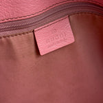 Gucci GG Pink Leather Canvas Eclipse Tote Bag