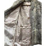 Vintage Grey Fox Fur Coat