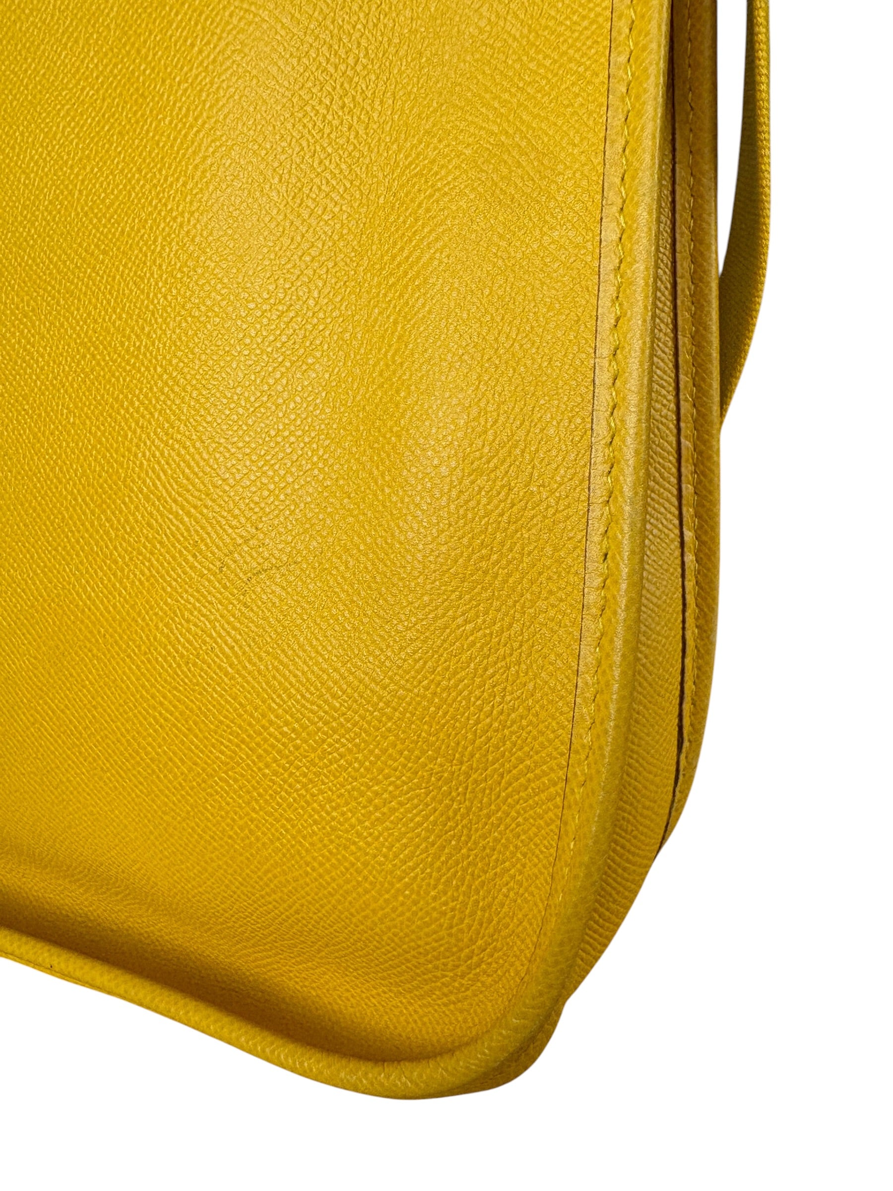 Hermes Evelyne Taurillon Clemence Leather Shoulder Bag