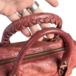 Balenciaga Mini Classic Leather City Bag Red