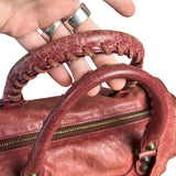 Balenciaga Mini Classic Leather City Bag Red
