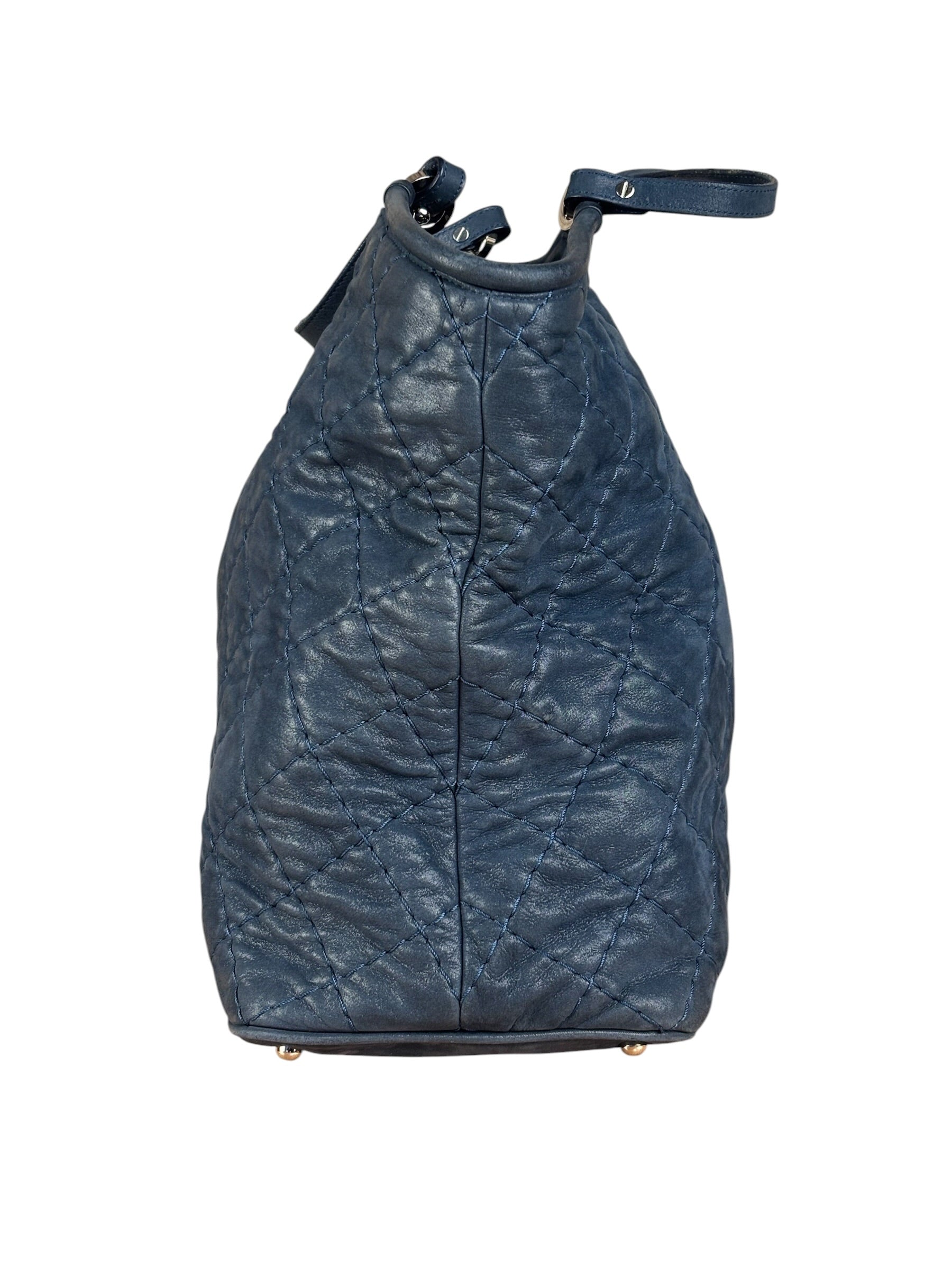 Chanel Navy Iridescent Sea Hit Tote 2012