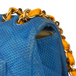 Chanel Medium Quilted Perforated Jersey Single Flap 2009