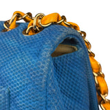 Chanel Medium Quilted Perforated Jersey Single Flap 2009
