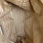 Prada Leather Tote Bag Beige/Ivory