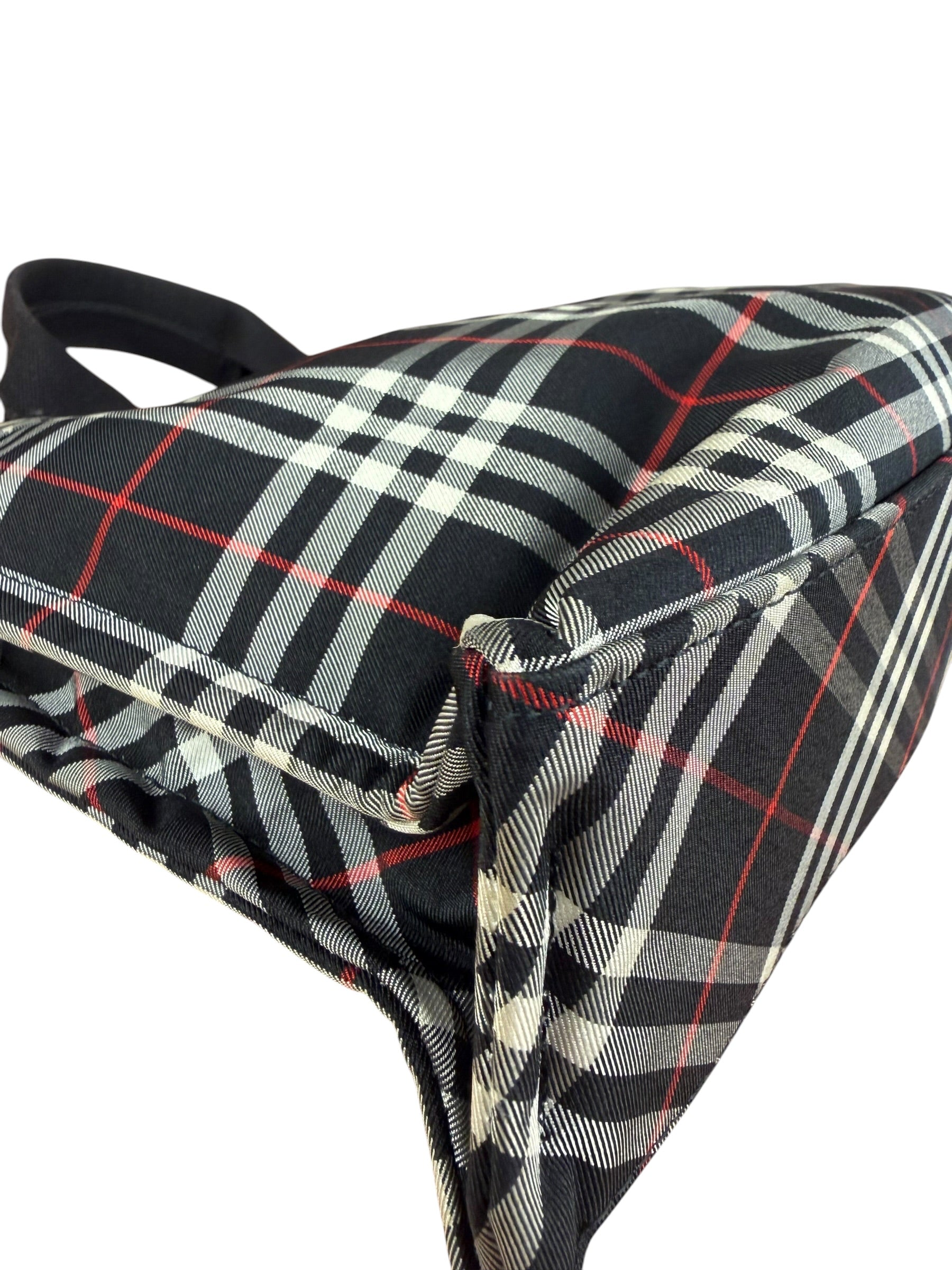 Burberry Blue Label Multicolor House Check Tote Bag