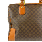 Celine Vintage Macadam Canvas Boston Bag