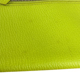 Hermes Lime Zippy Pouch