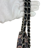 Chanel Lipstick Black Satin Single Flap Bag 2005