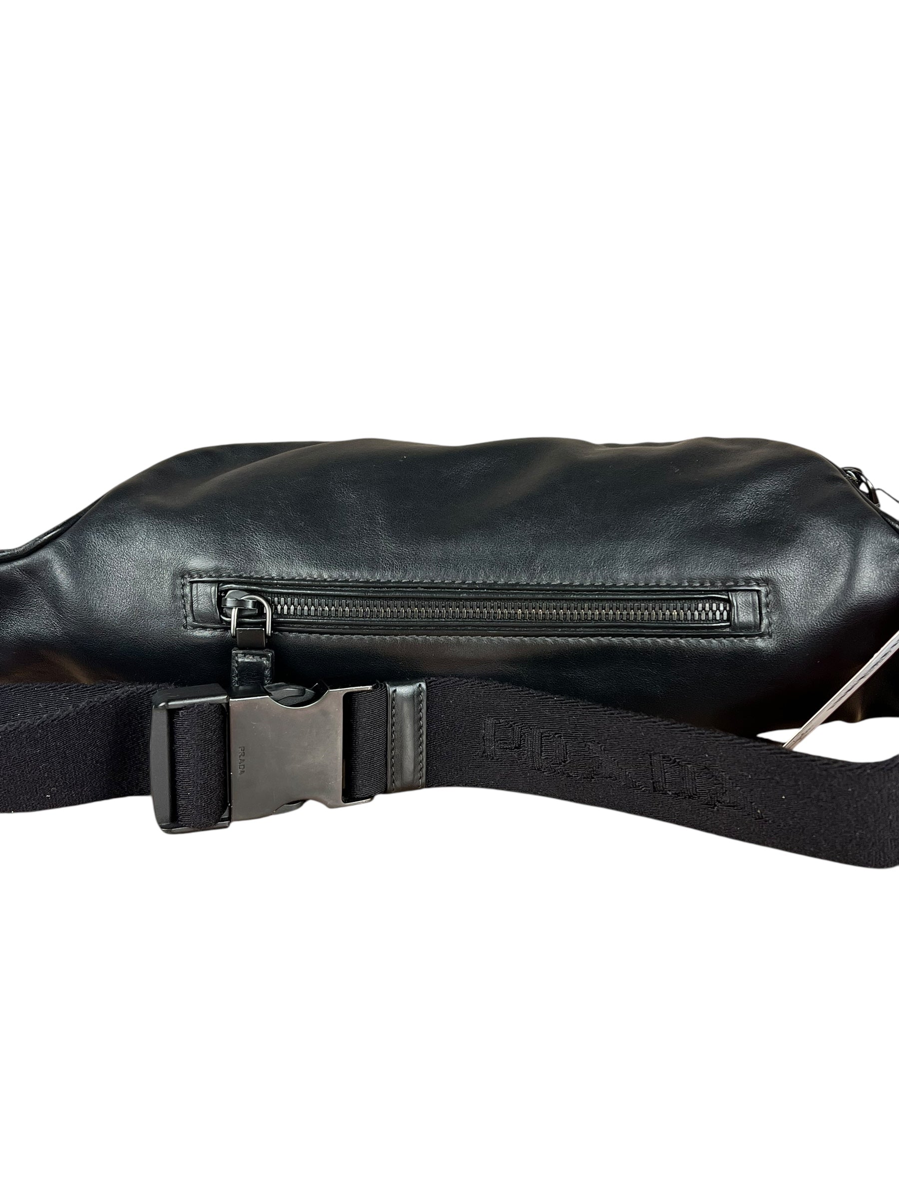 Prada Leather Belt Bag Black
