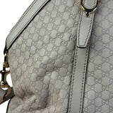 Gucci Vintage Beige Leather GG 2Way Bag
