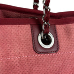 Chanel Coral Pink Medium Deauville Shopping Tote Bag 2014