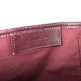 Balenciaga Canvas Maroon Cabas XS Tote Bag